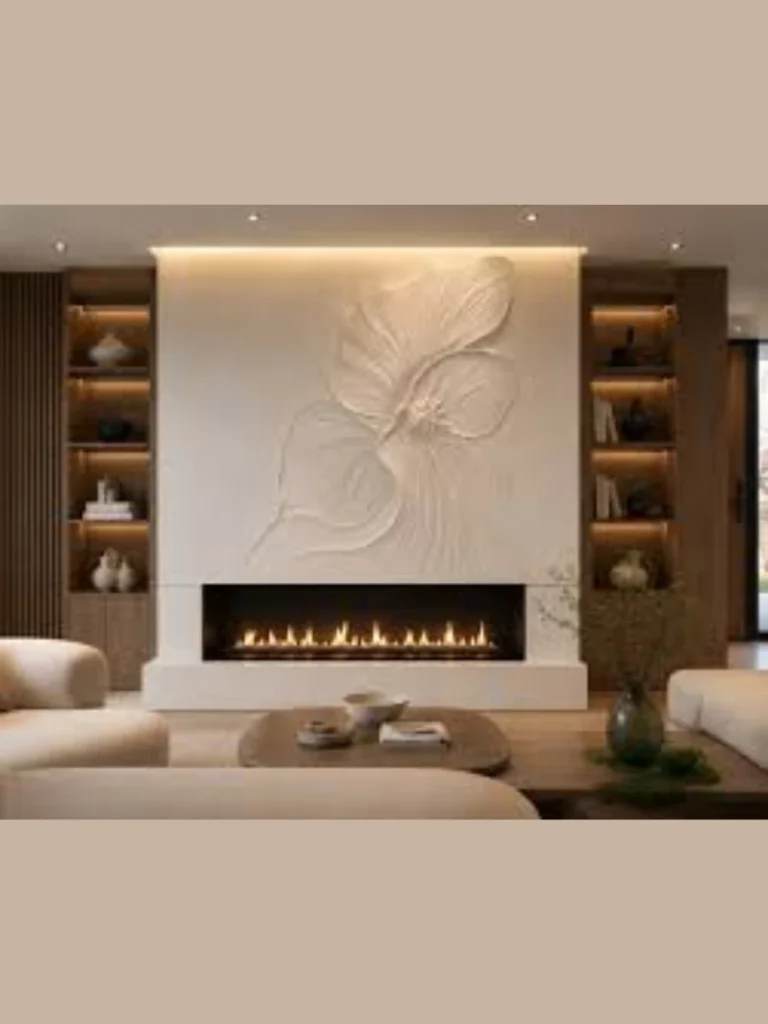 3D Plaster Panels for an Artistic Sculptural Feature