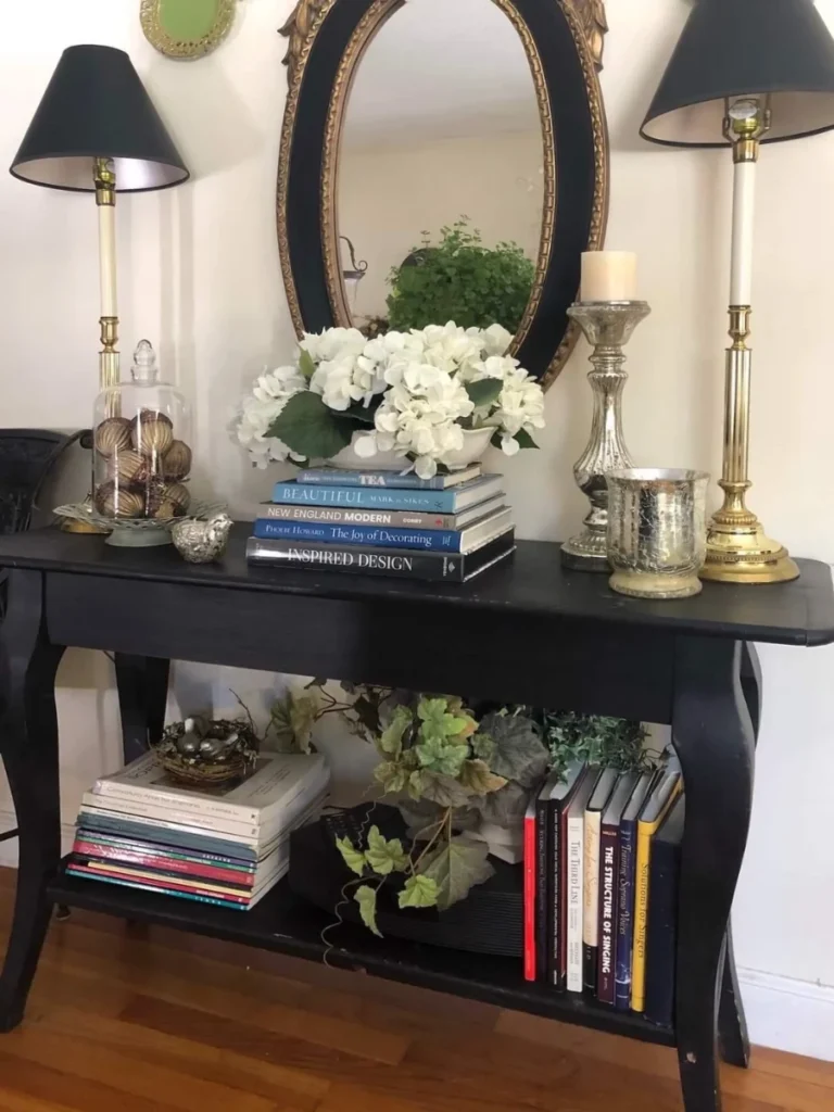 4. Asymmetrical Console Table Pairs