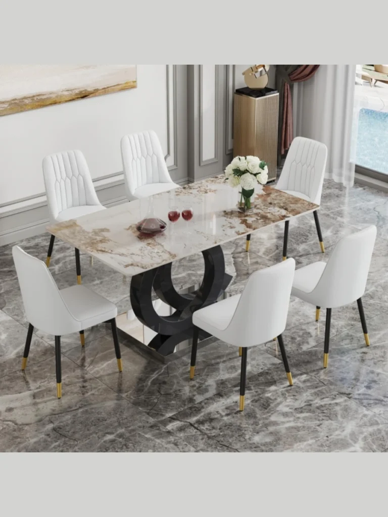 7-Piece Sculptural Dining Room Collections