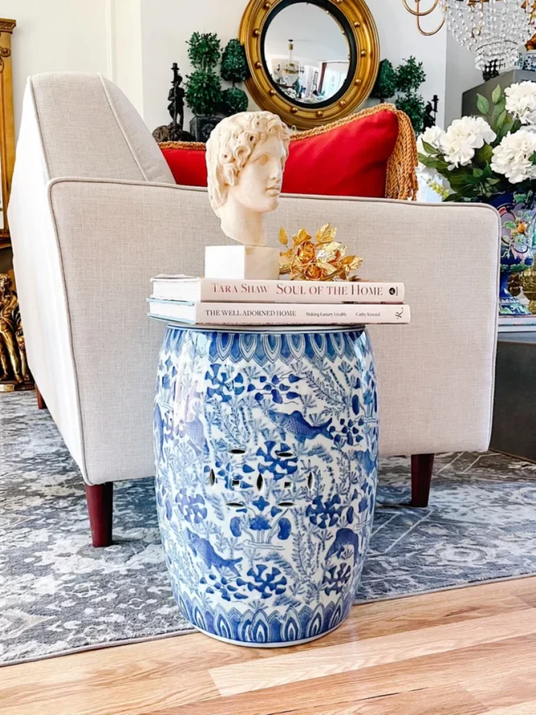 Adding Interest with Sculptural Garden Stools