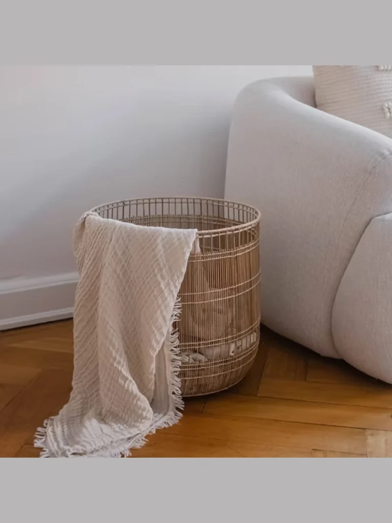 Adding Organic Texture with Woven Baskets