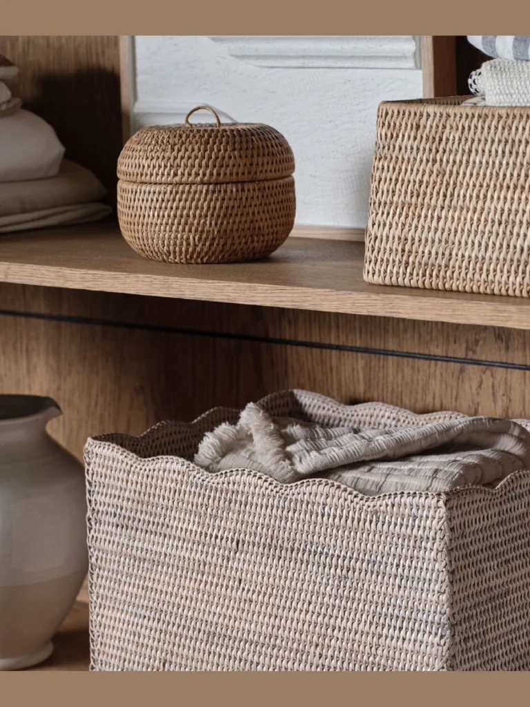 Adding Style with Decorative Storage Baskets