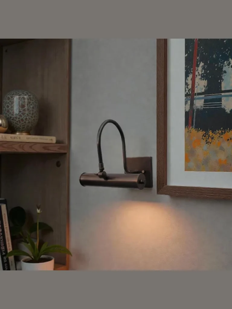 Antiqued Bronze Gallery Picture Fixtures