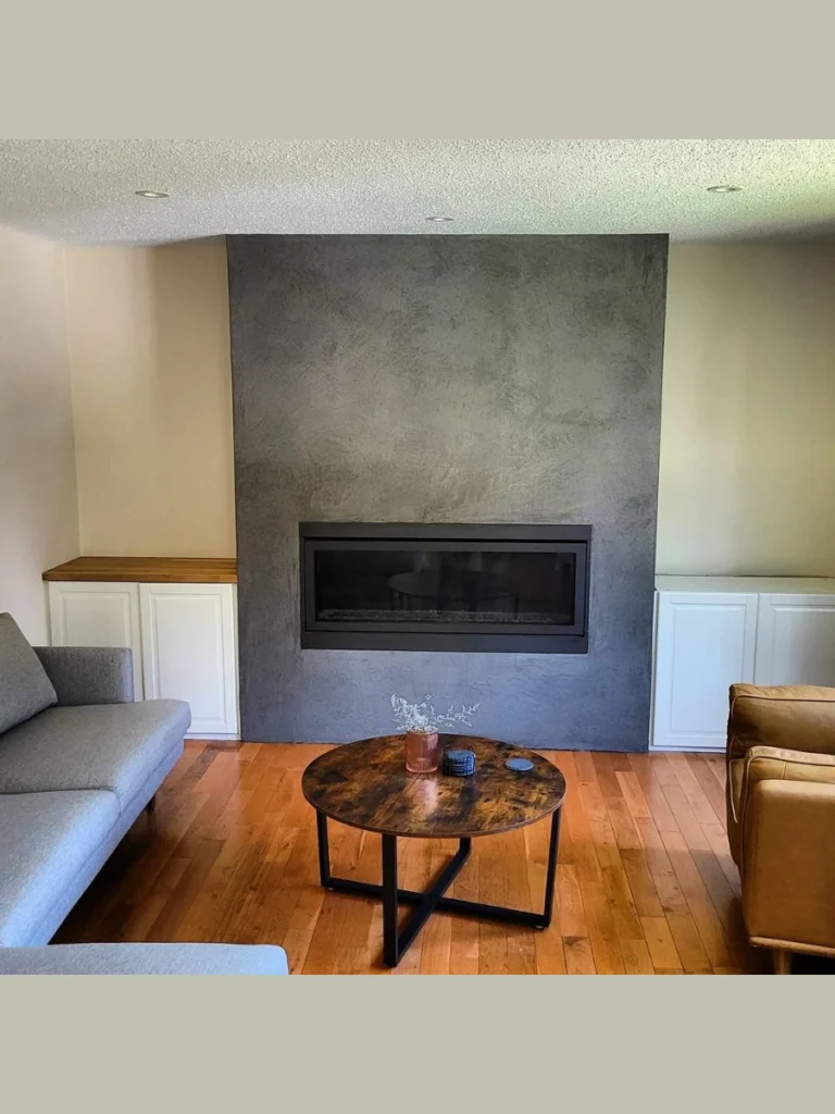 Apply a Venetian Plaster Surround Finish