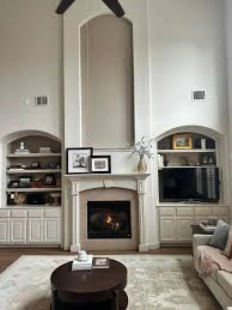 Arched Display Niches with Contrasting Interiors