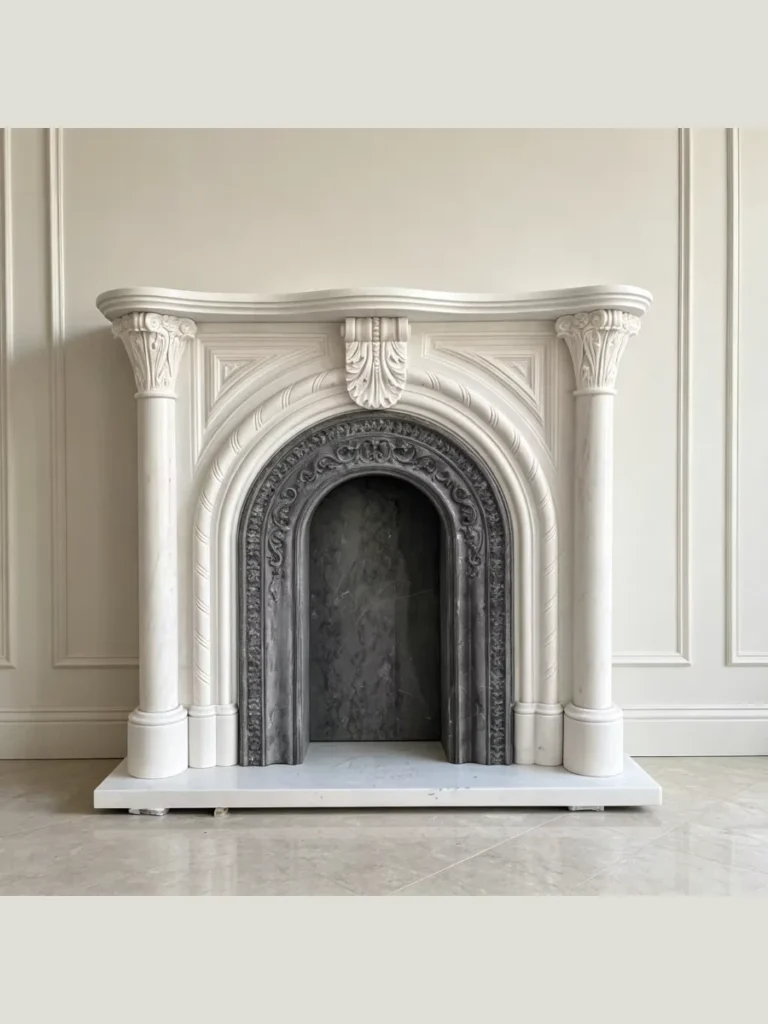 Arched Marble Openings for a Graceful Look
