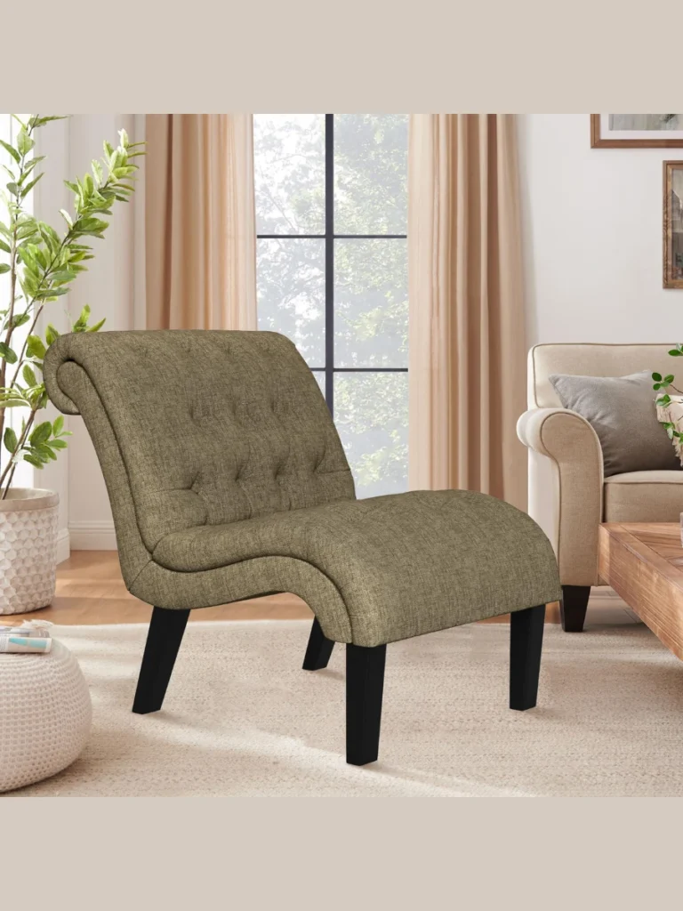 Armless Accent Chairs For Small Corners