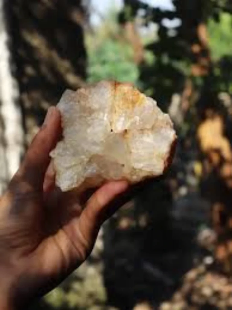 Asymmetrical Raw Quartz Geode Clusters