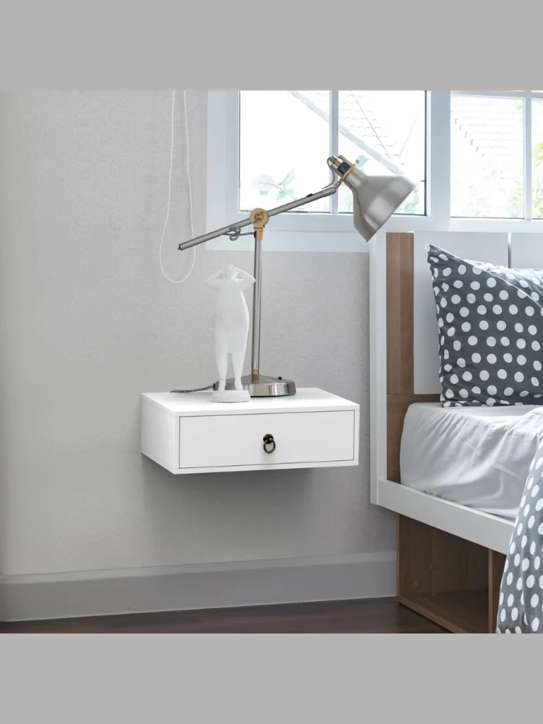 Balancing Bedsides with Floating Nightstands