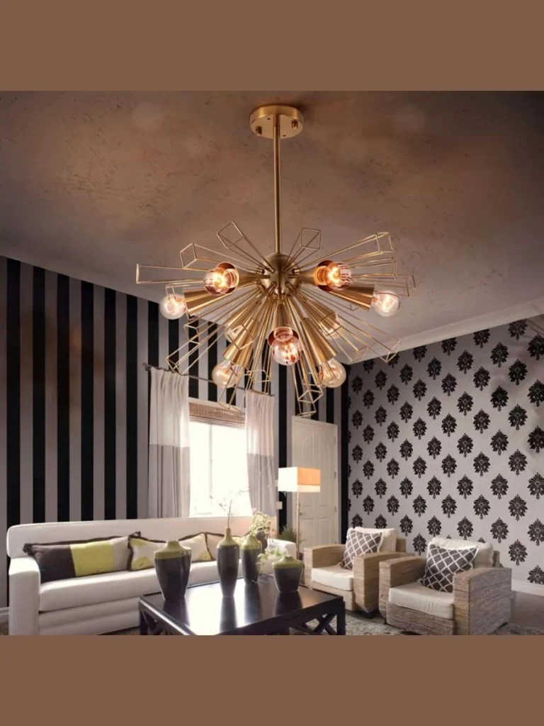 Balancing Ceilings with Modern Sputnik Chandeliers