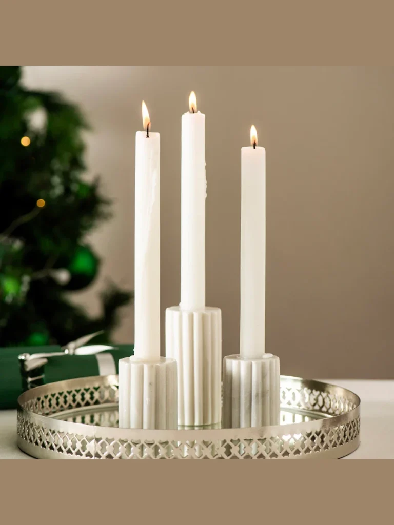 Balancing Lines with Taper Candle Holders