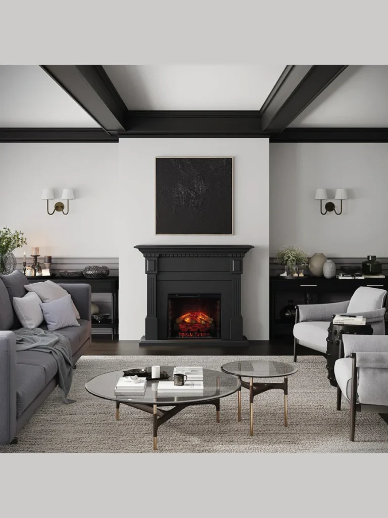 Best Black Painted Firebox Refresh For Depth