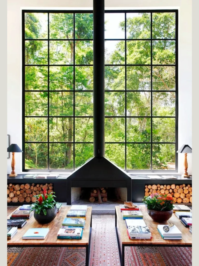 Black Framed Windows for a Sharp Modern Contrast