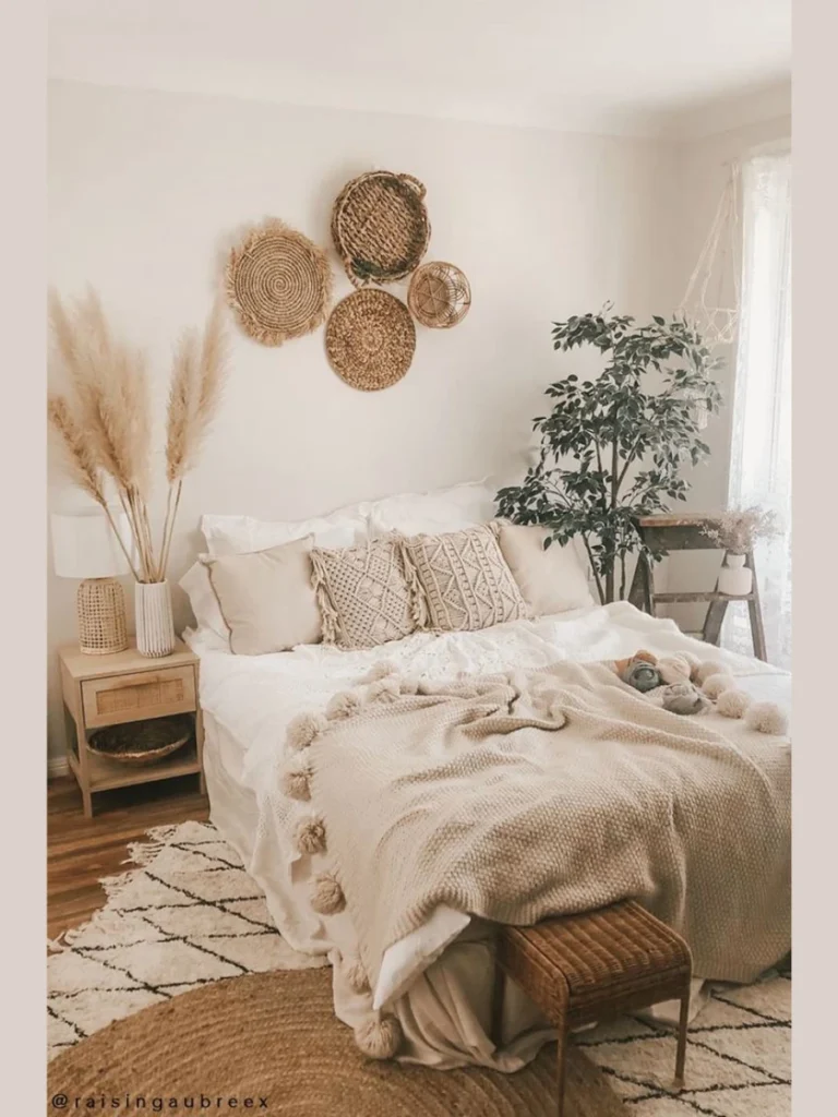 Bohemian Rattan And Wicker Bed Ideas