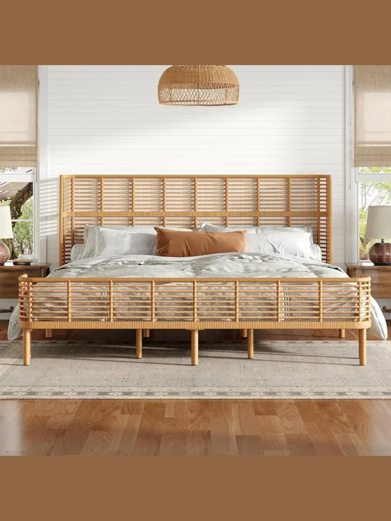 Bohemian Rattan and Wicker Beds