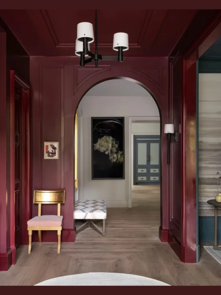 Bold Accent Walls with Deep Colors