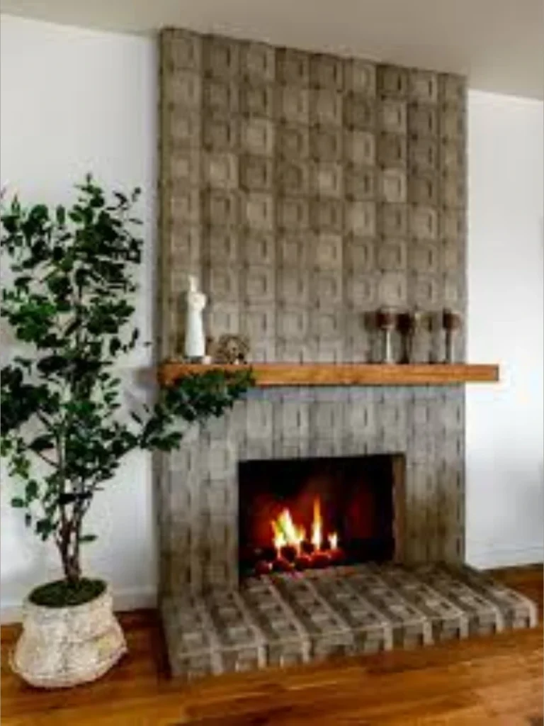 Bold Geometric Cement Tile Accents