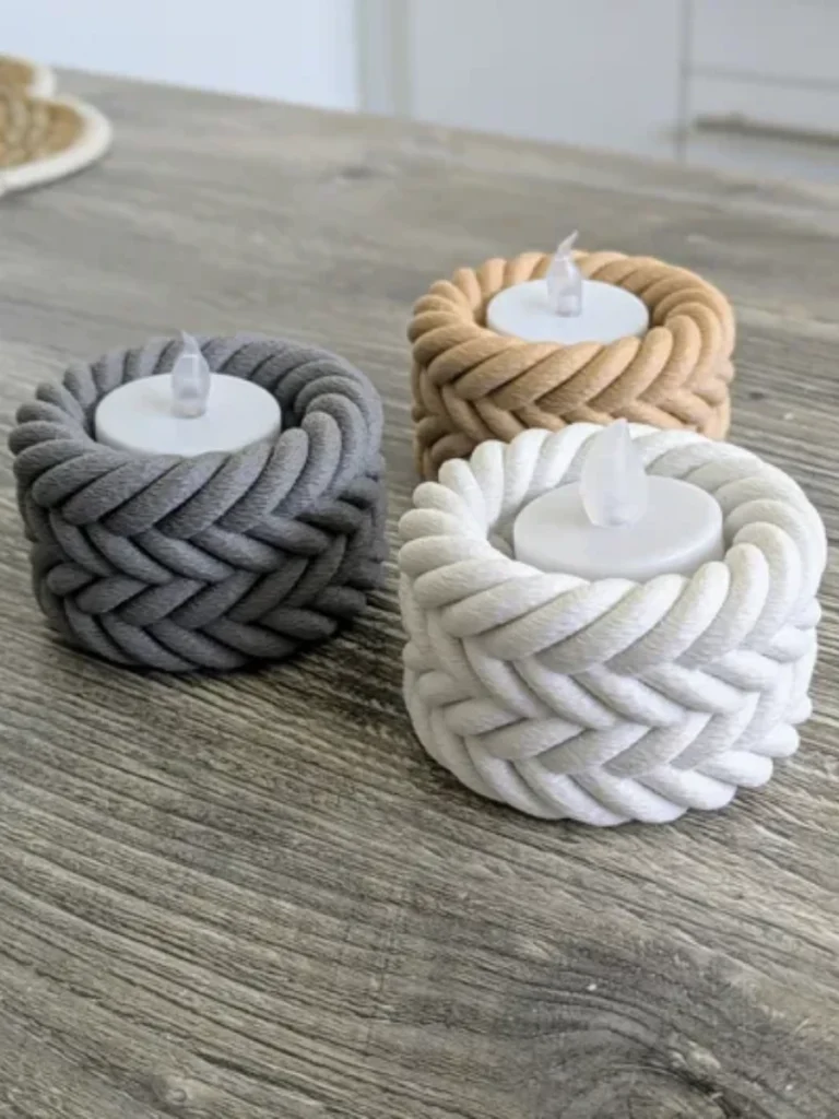 Braided Organic Cotton Cord Wraps