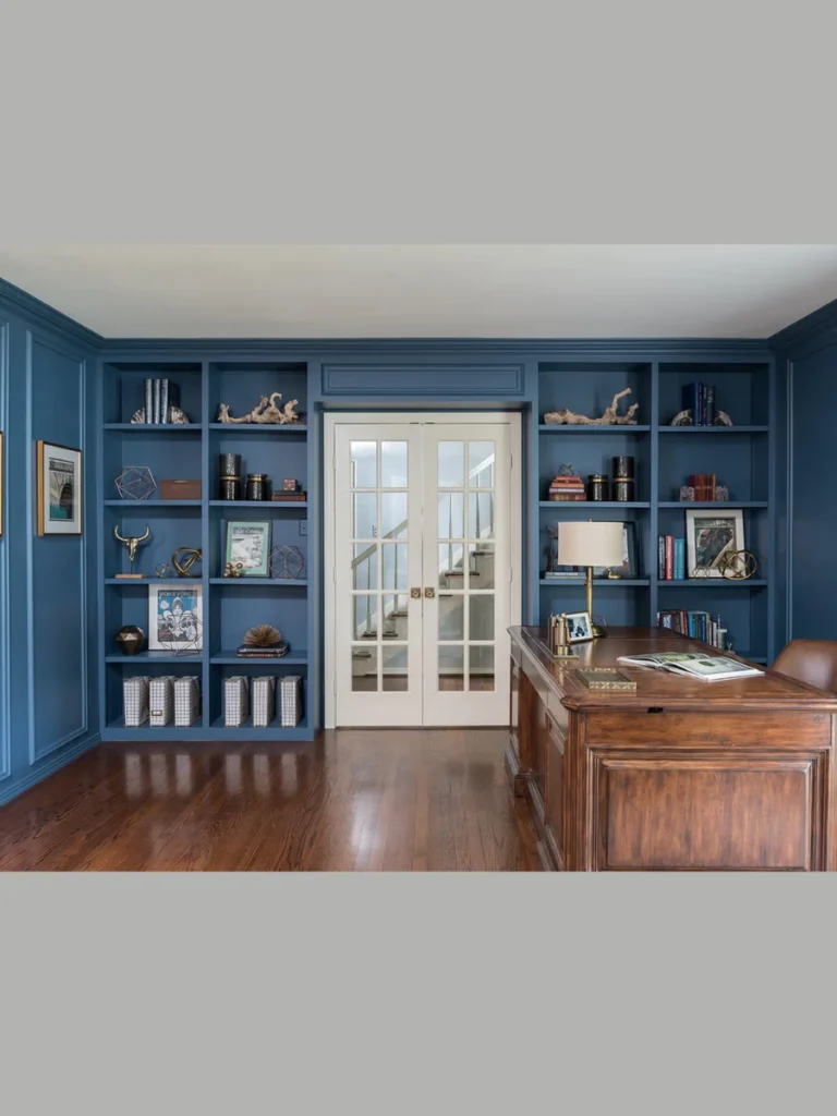 Built In Style Tall Bookcases For Empty Walls