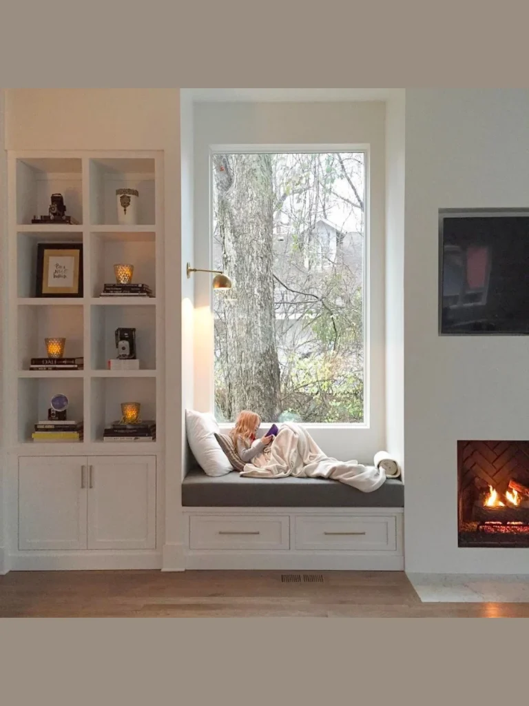 Built In Window Seats For Cozy Reading