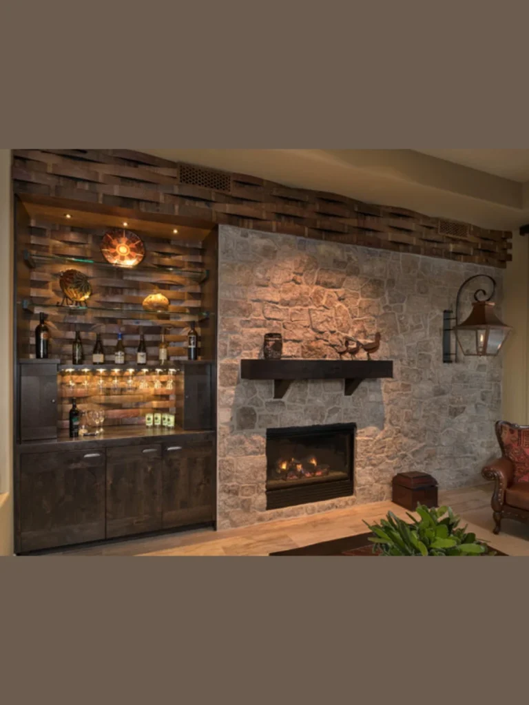 Built-in Wine Cabinets for a Luxury Entertainment Wall