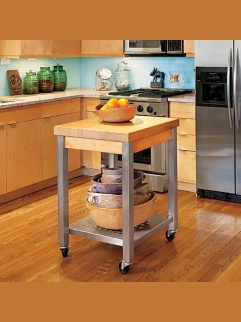 Butcher Block Carts For Extra Prep