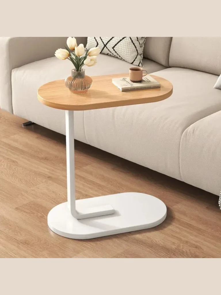 C-Shaped Side Tables For Sofa Convenience