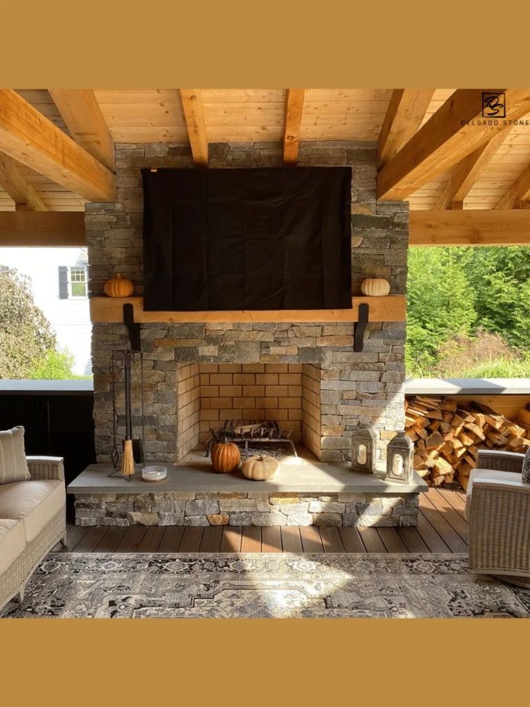 Cantilevered Stone Ledge Framing