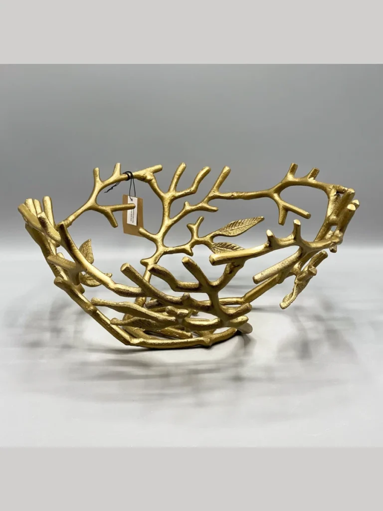 Cast Aluminum Gnarled Twig Trays