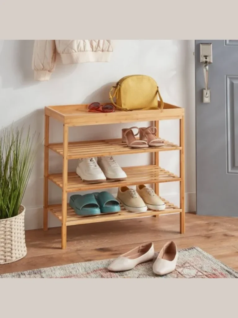 Clarifying Paths with Low Profile Shoe Racks