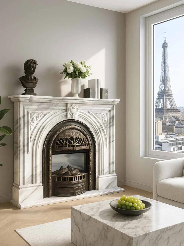 Classic Carrara Marble for a Bright and Airy Feel
