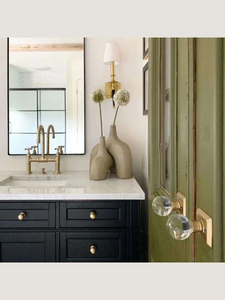 Classic Clear Glass Interior Door Knobs