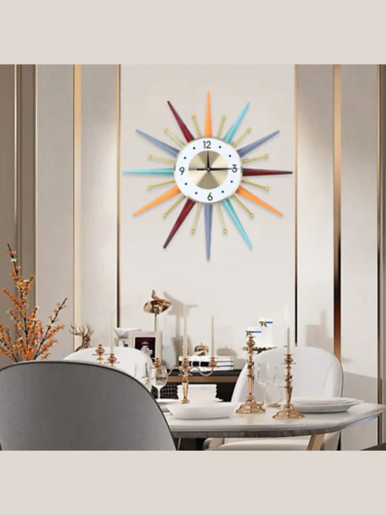 Classic Sunburst Wall Clock