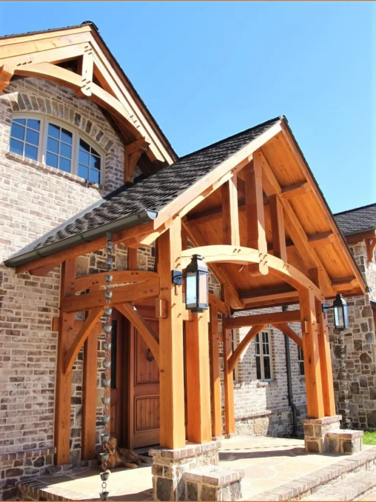 Classic Timber Frame Overhangs