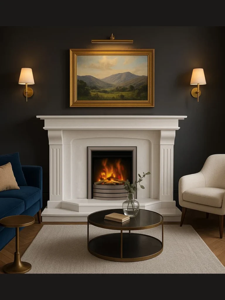 Classic White Marble Mantel Surrounds