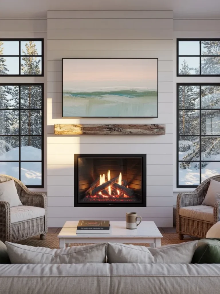 Coastal Winter Escape with Shells and Driftwood