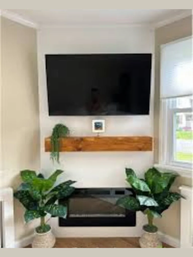 Corner Media Wall For Smaller Rooms