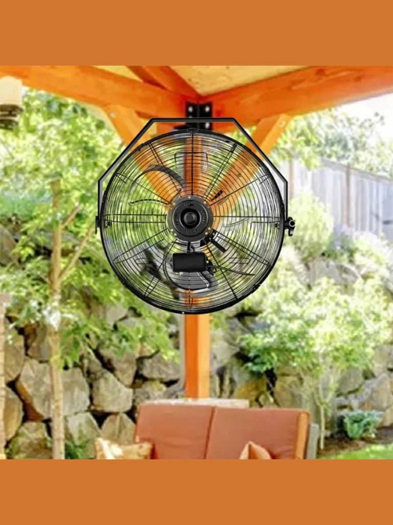 Corner Mounted Oscillating Porch Fans