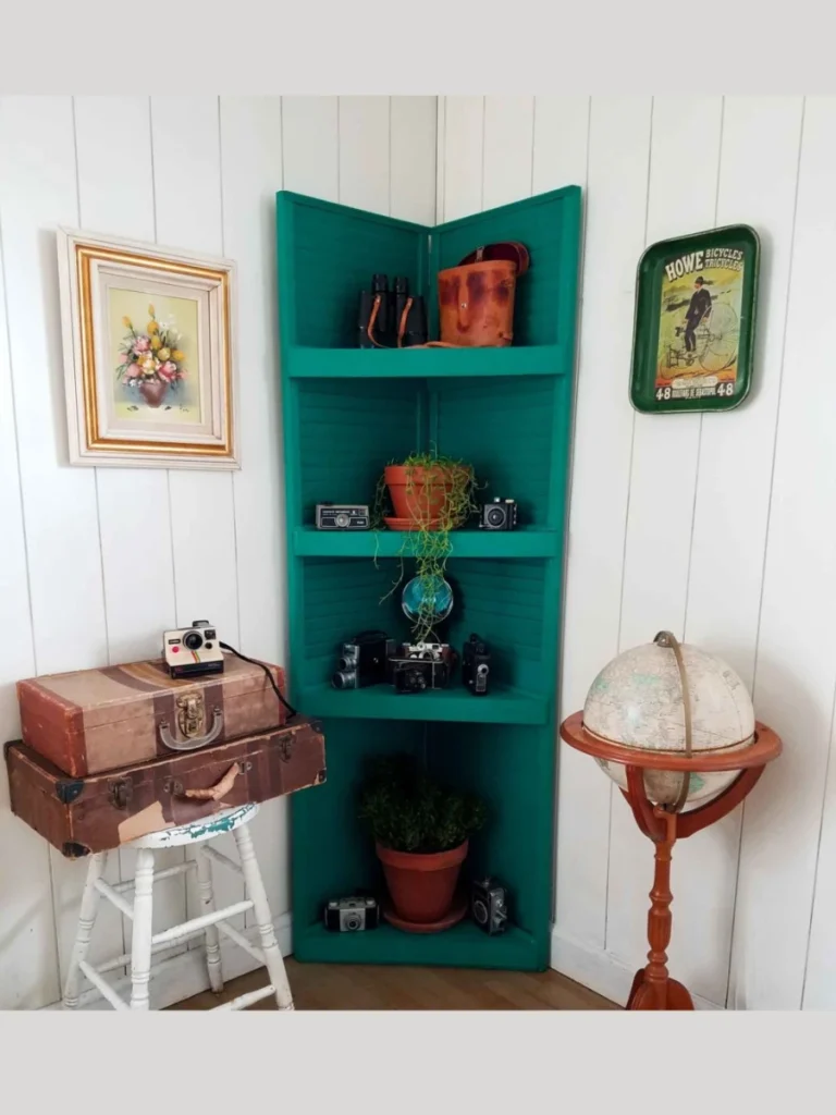 Corner Shelving Units for Tucking Away Clutter