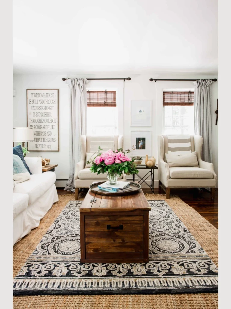 Cozy Textiles and Layered Rugs