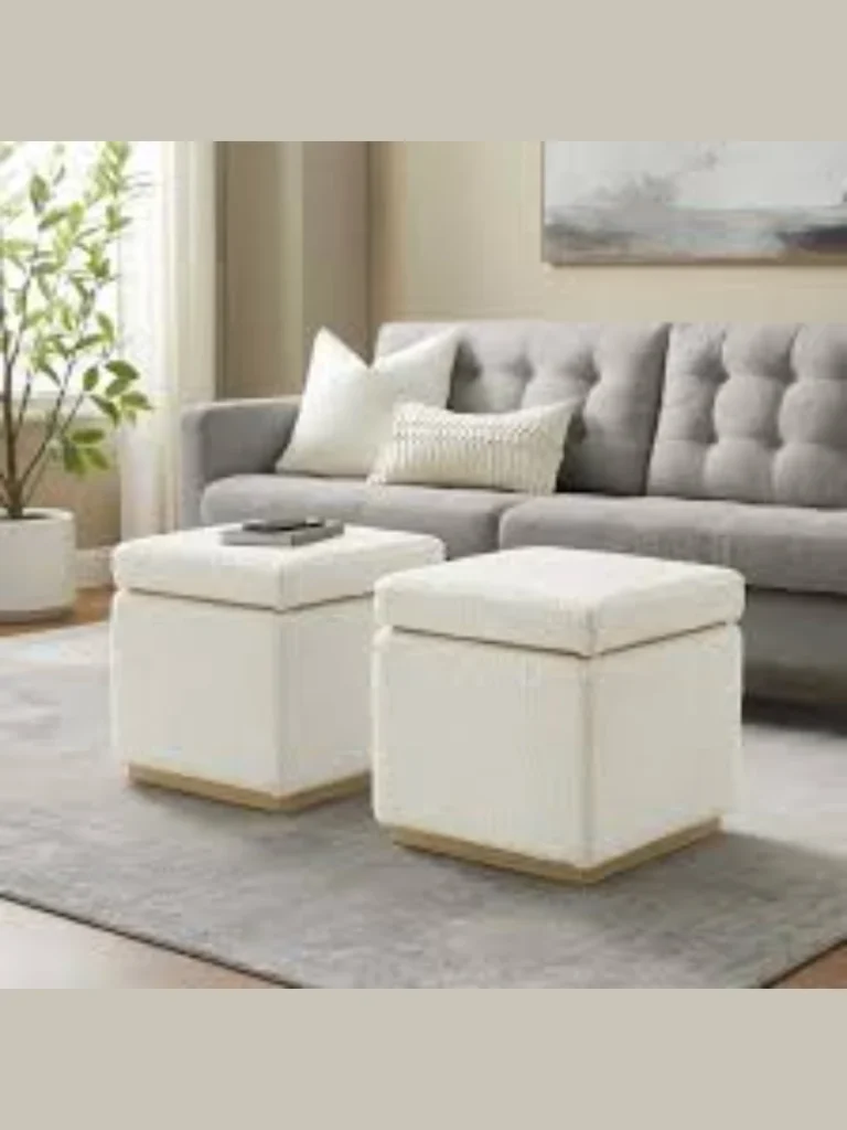 Creating Comfort with Versatile Storage Ottomans
