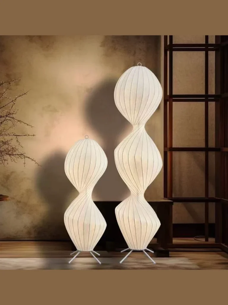 Creating Height with Floor Lamps and Art