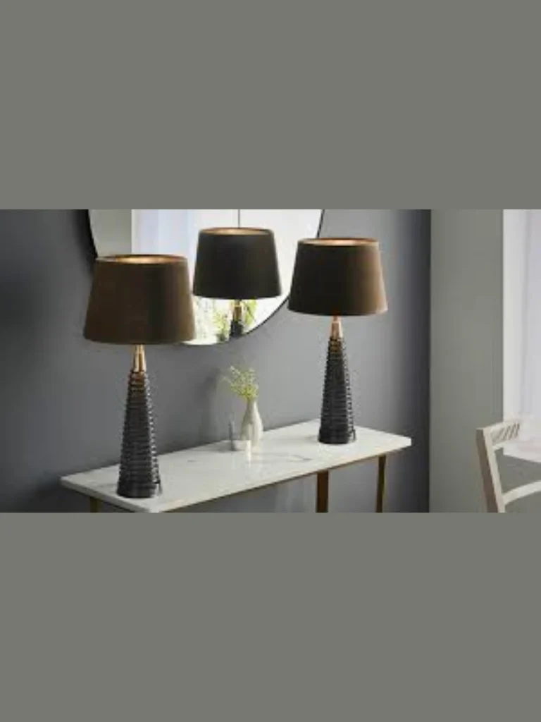 Creating Height with Unique Table Lamps