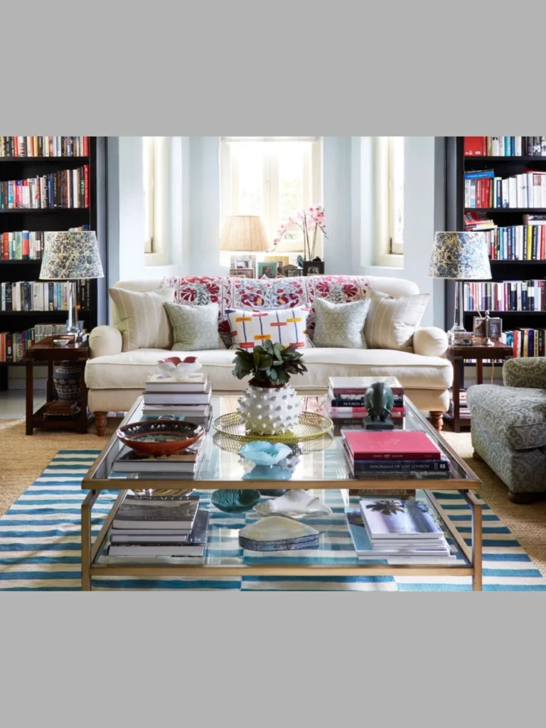 Creating Layers with Neutral Coffee Table Books