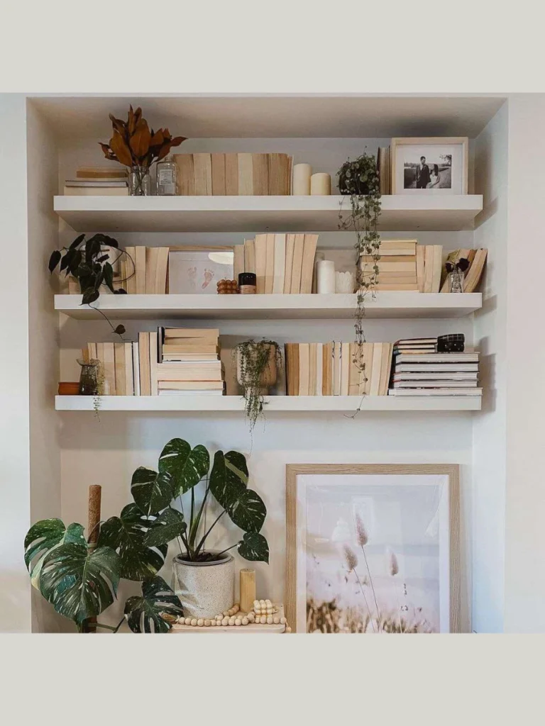Creating Minimalist Style with Floating Wall Shelves