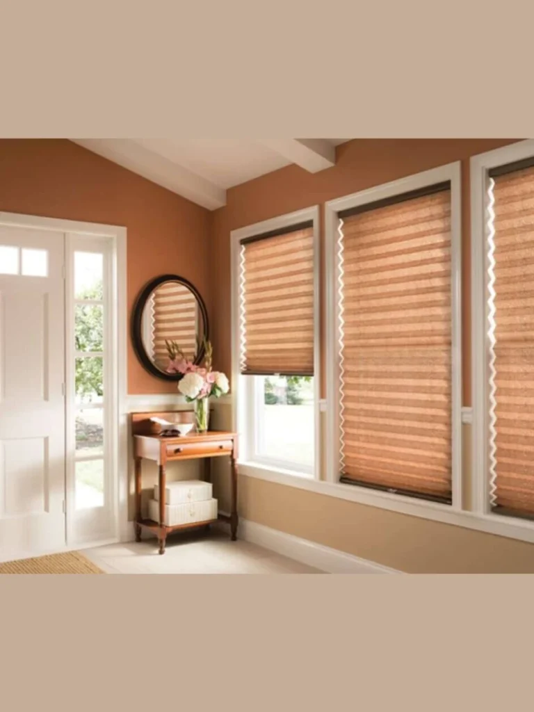 Creating Softness with Pleated Fabric Shades