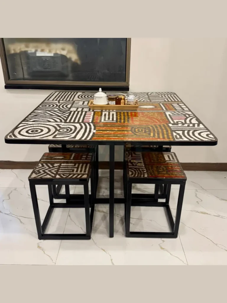 Creating a Mosaic Tiled Tabletop for Artistic Flair
