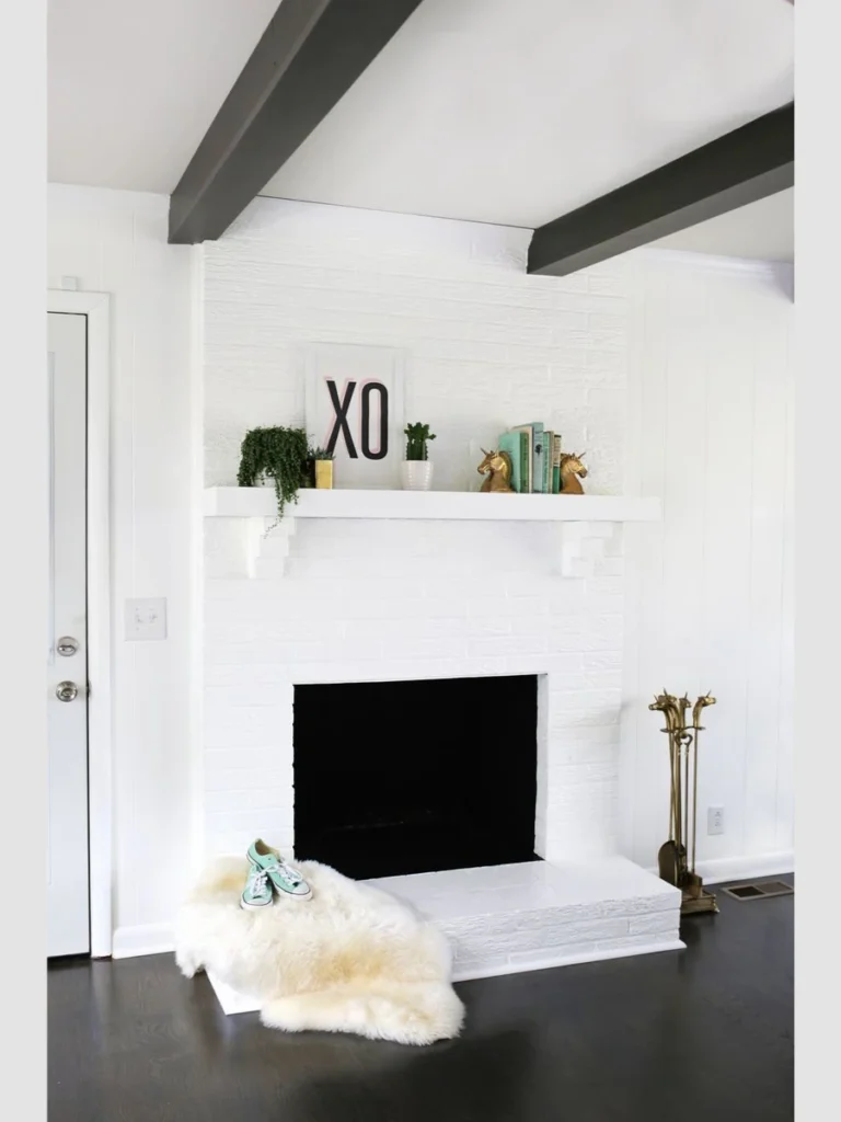 Crisp White Masonry Paint Designs