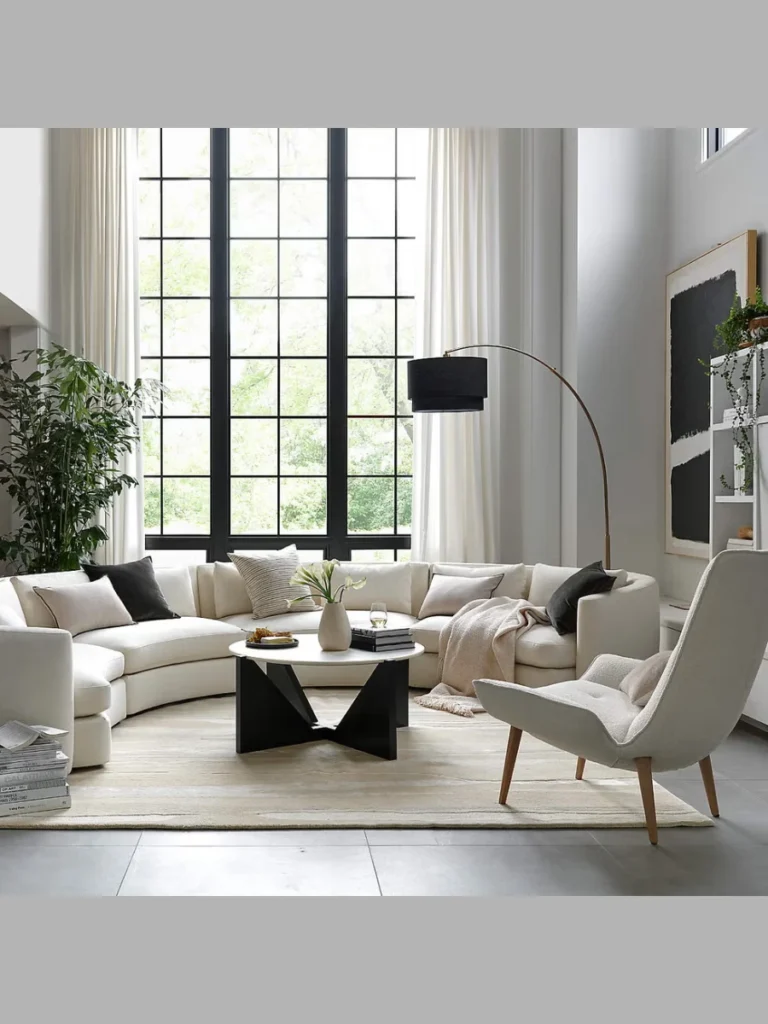 Curved Organic Shaped Sofas For Modern Flow