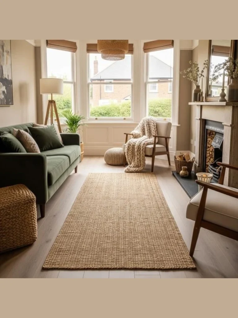 Custom Bordered Seagrass Floor Mats